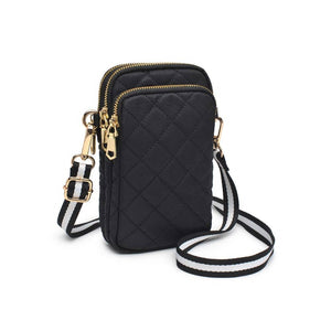 Sol and Selene - Divide & Conquer Quilted Crossbody: Nude