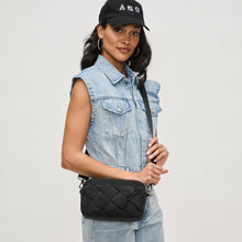Load image into Gallery viewer, Sol and Selene - Inspiration - Braided Woven Nylon Crossbody: Slate Sky
