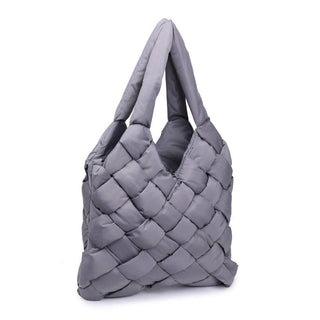 Sol and Selene - Illumine Woven Nylon Tote: Cream