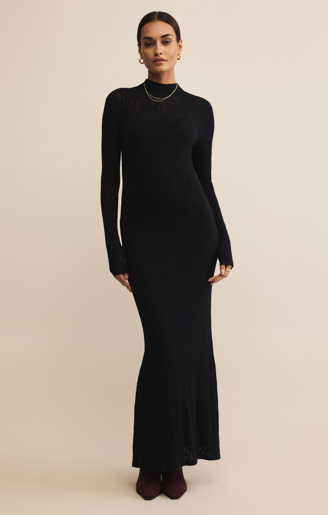 Aden Mesh Sweater Dress Aden Mesh Sweater Dress