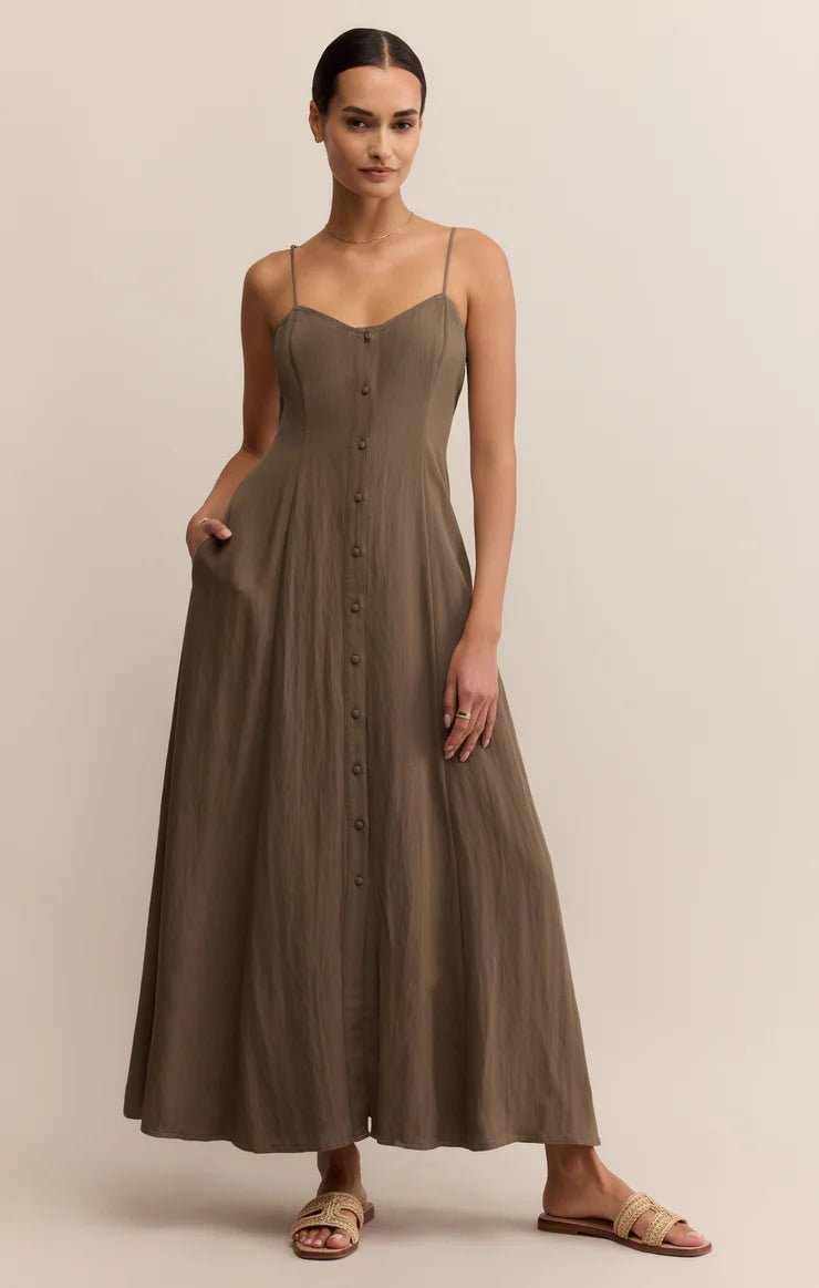 Angel Eyes Airy Midi Dress - Hello Beautiful Boutique