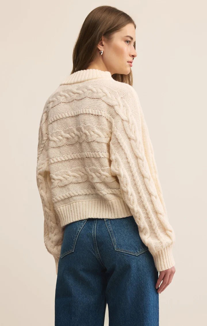 Arctic Cable Sweater - Hello Beautiful Boutique