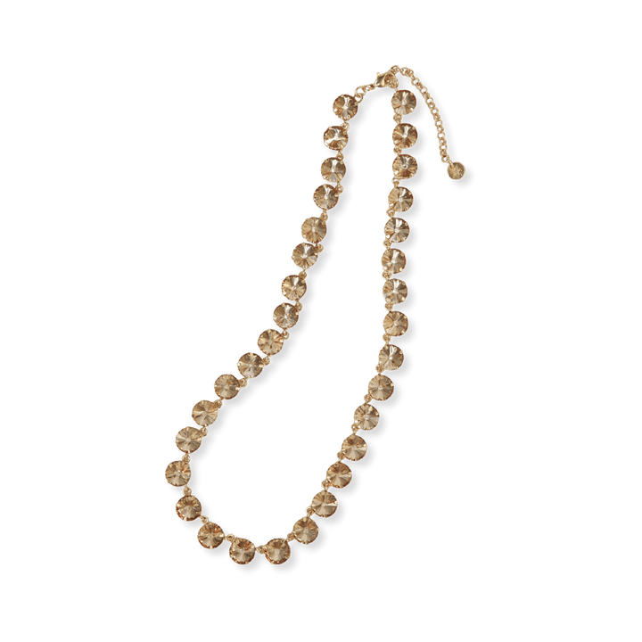 Aurora Round Stone Prism Necklace - Hello Beautiful Boutique