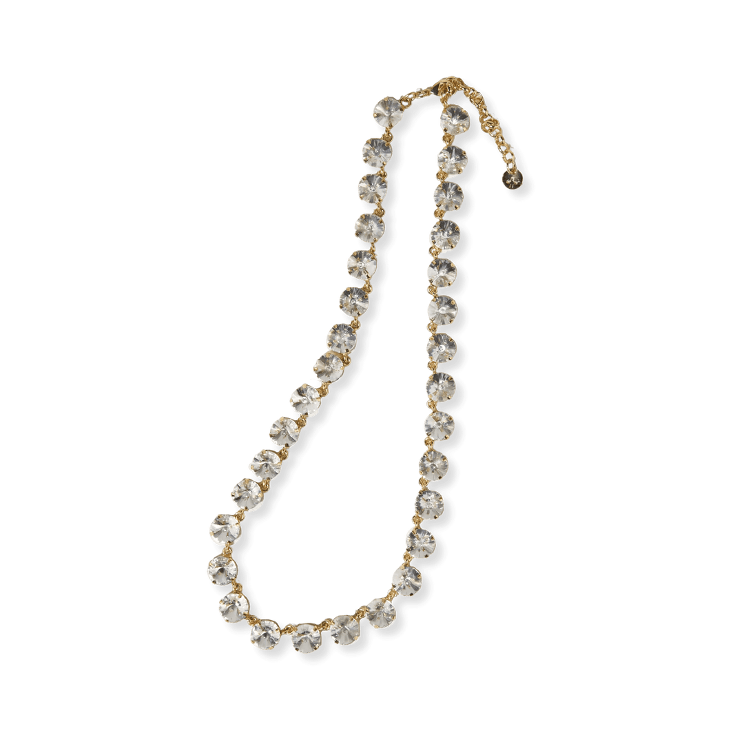 Aurora Round Stone Prism Necklace - Hello Beautiful Boutique