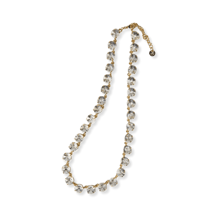 Aurora Round Stone Prism Necklace - Hello Beautiful Boutique