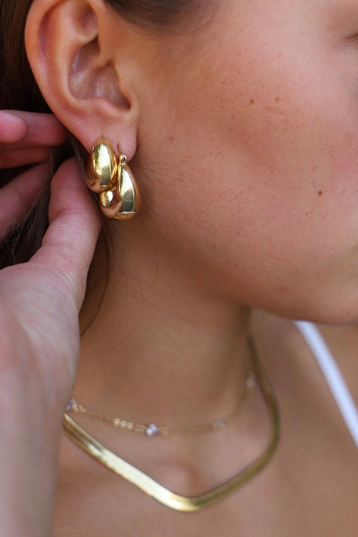 Coco Chunky Hoop Earings