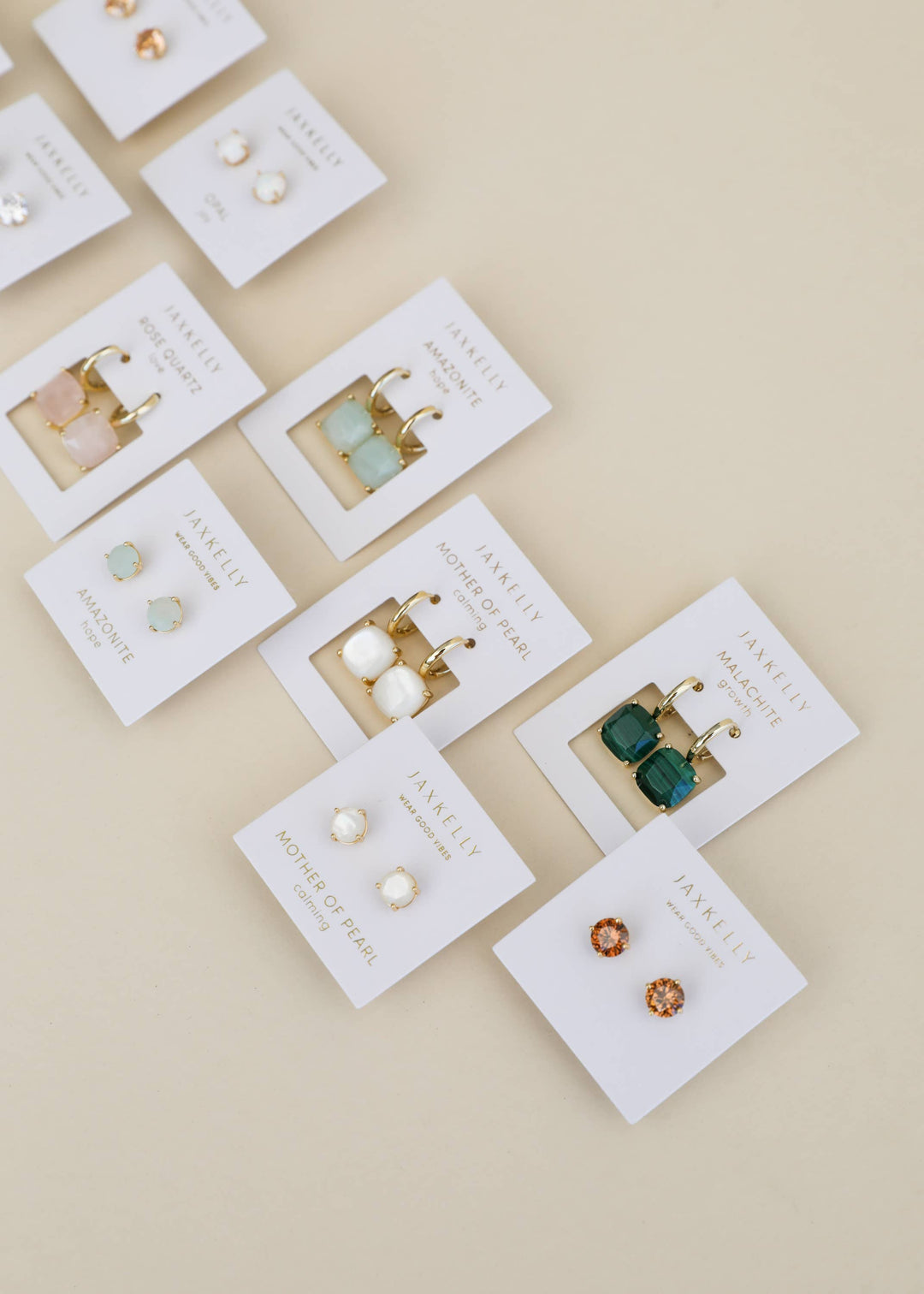 Gemstone Mini Drop - Malachite