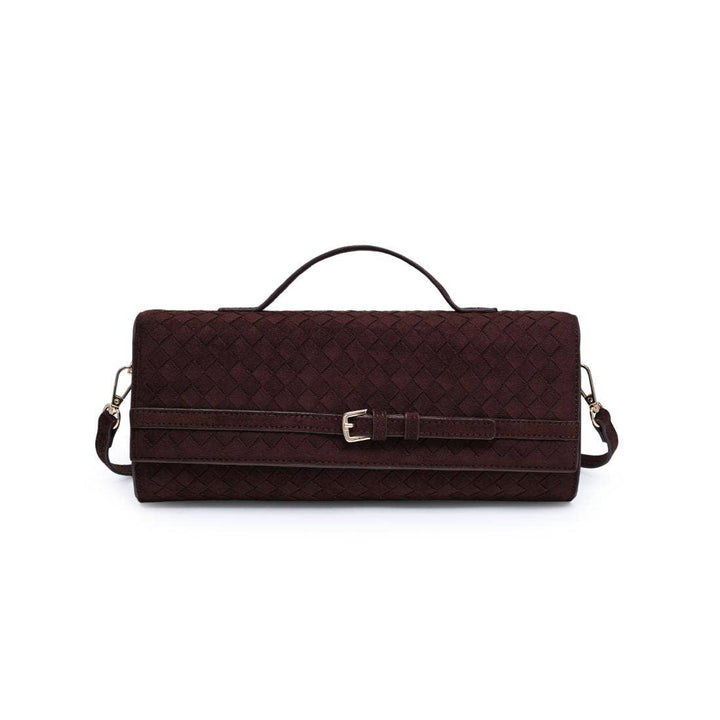 Emerson Woven Faux Suede Crossbody Bag