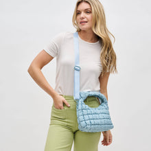 Load image into Gallery viewer, Sol and Selene - Radiance Quilted Puffer Nylon Crossbody: Pistachio
