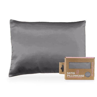 Morning Glamour - Single STD/Queen Satin Pillowcase - Eco-Friendly Pkg : TAUPE