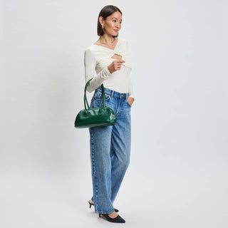 Nina Shoulder Bag: Emerald