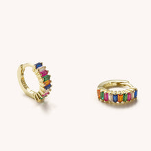 Load image into Gallery viewer, Rainbow Gem Huggies
