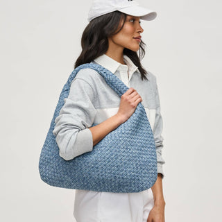 Sol and Selene - Dare to Dream - Large Woven Denim Hobo: Denim