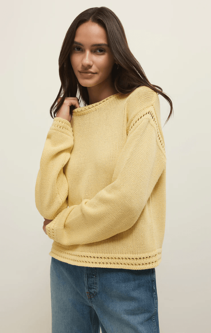 Bellami Crochet Sweater - Hello Beautiful Boutique