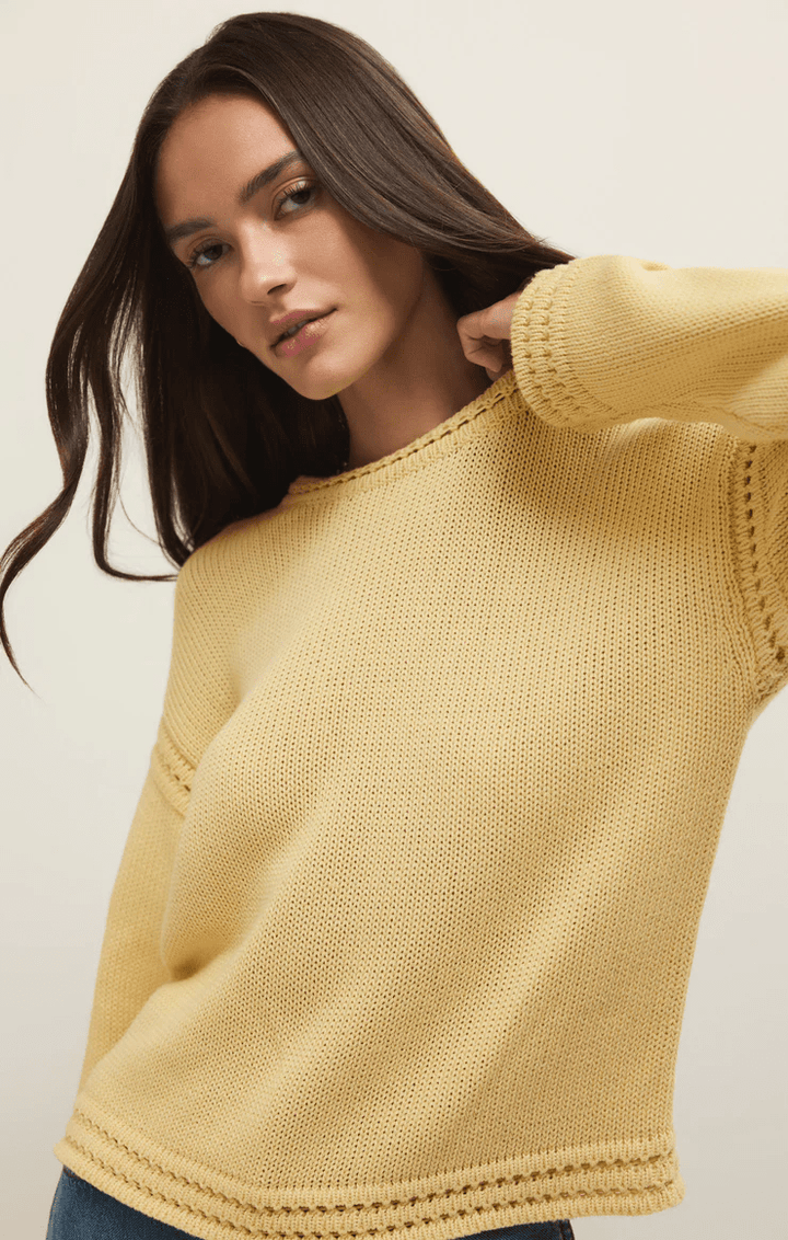 Bellami Crochet Sweater - Hello Beautiful Boutique