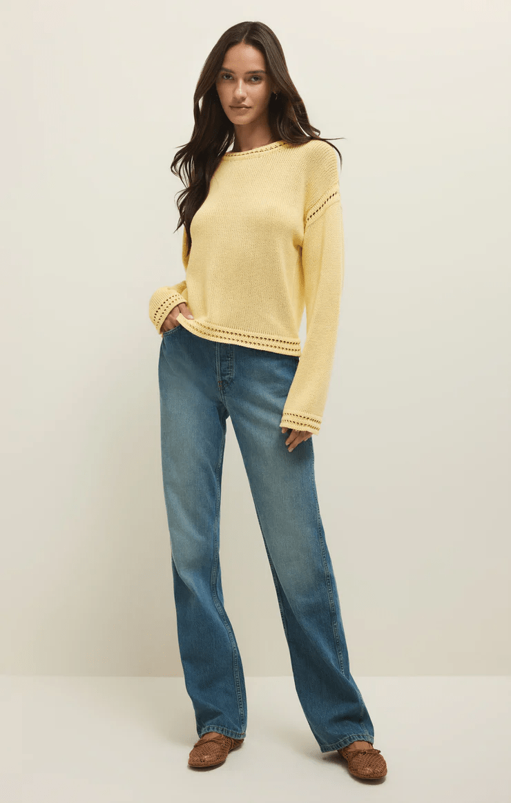 Bellami Crochet Sweater - Hello Beautiful Boutique