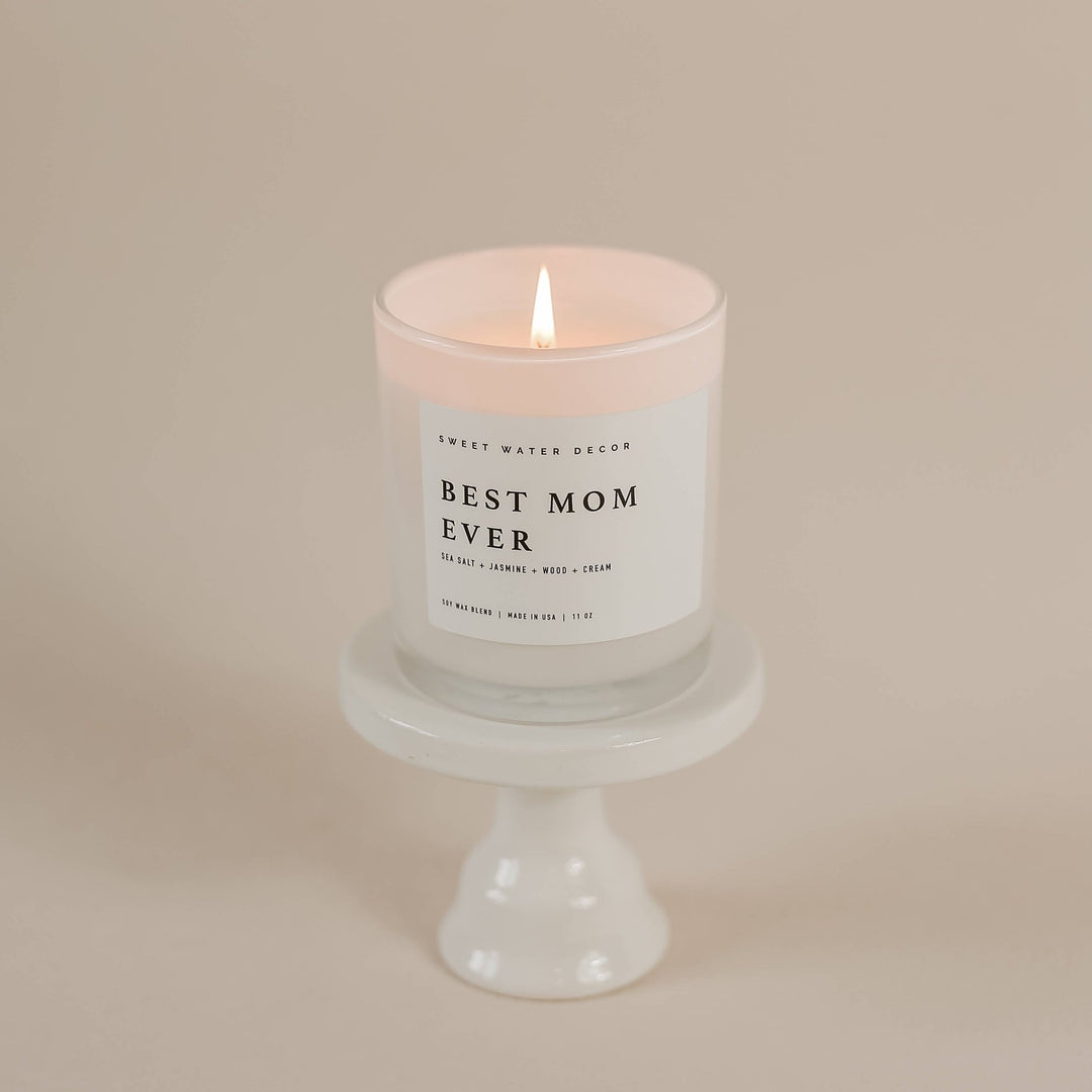 Best Mom Ever! 11 oz Soy Candle - Hello Beautiful Boutique