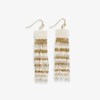 Billie Striped Fringe Earring - Hello Beautiful Boutique