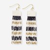 Billie Striped Fringe Earring - Hello Beautiful Boutique