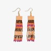 Billie Striped Fringe Earring - Hello Beautiful Boutique
