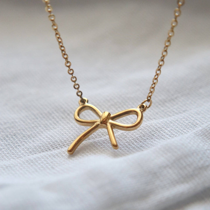 Bow Necklace - Hello Beautiful Boutique
