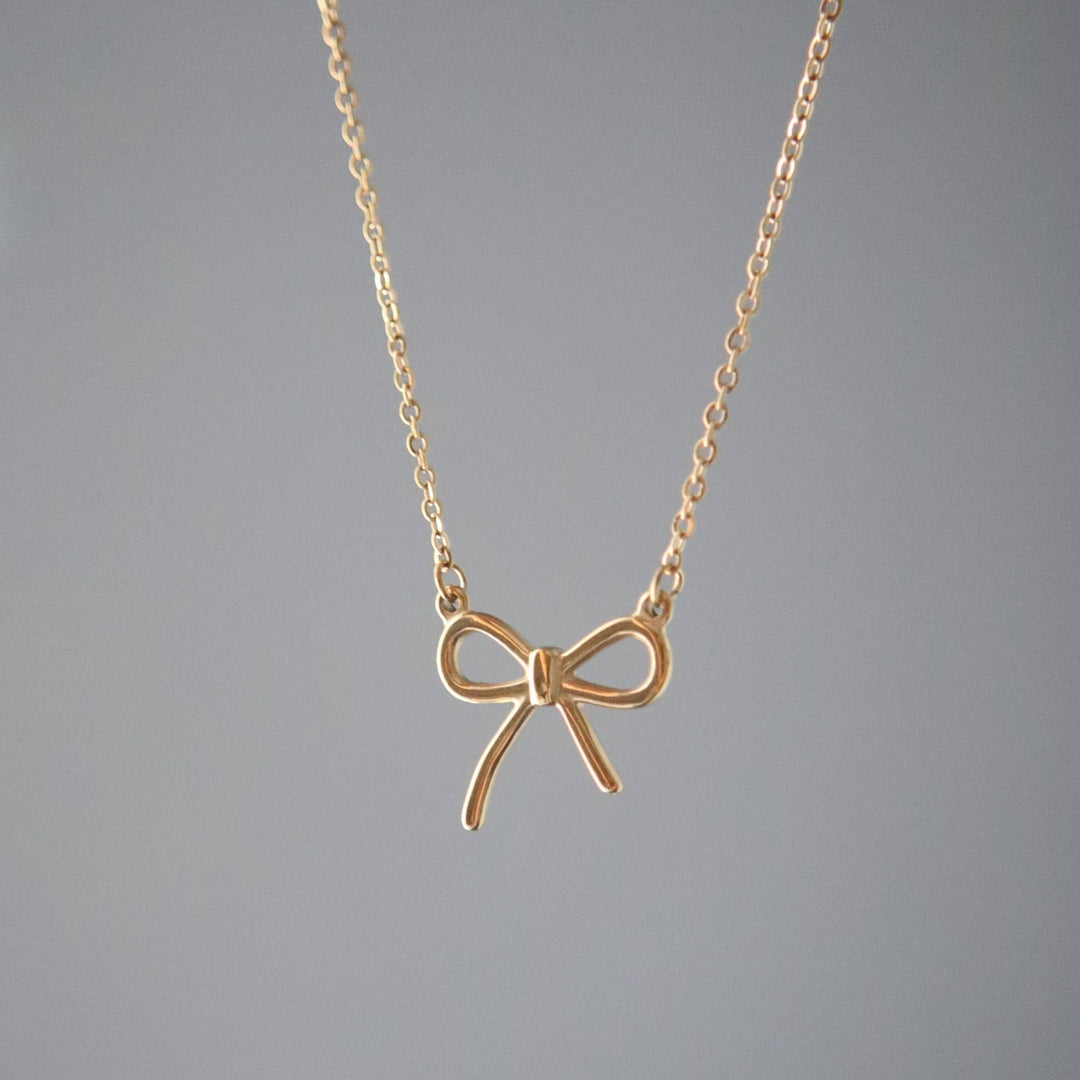 Bow Necklace - Hello Beautiful Boutique