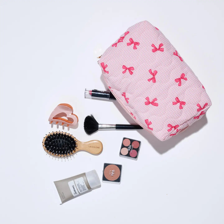 Bow &amp; Tell Cosmetic &amp; Travel Organizer Pouch - Hello Beautiful Boutique