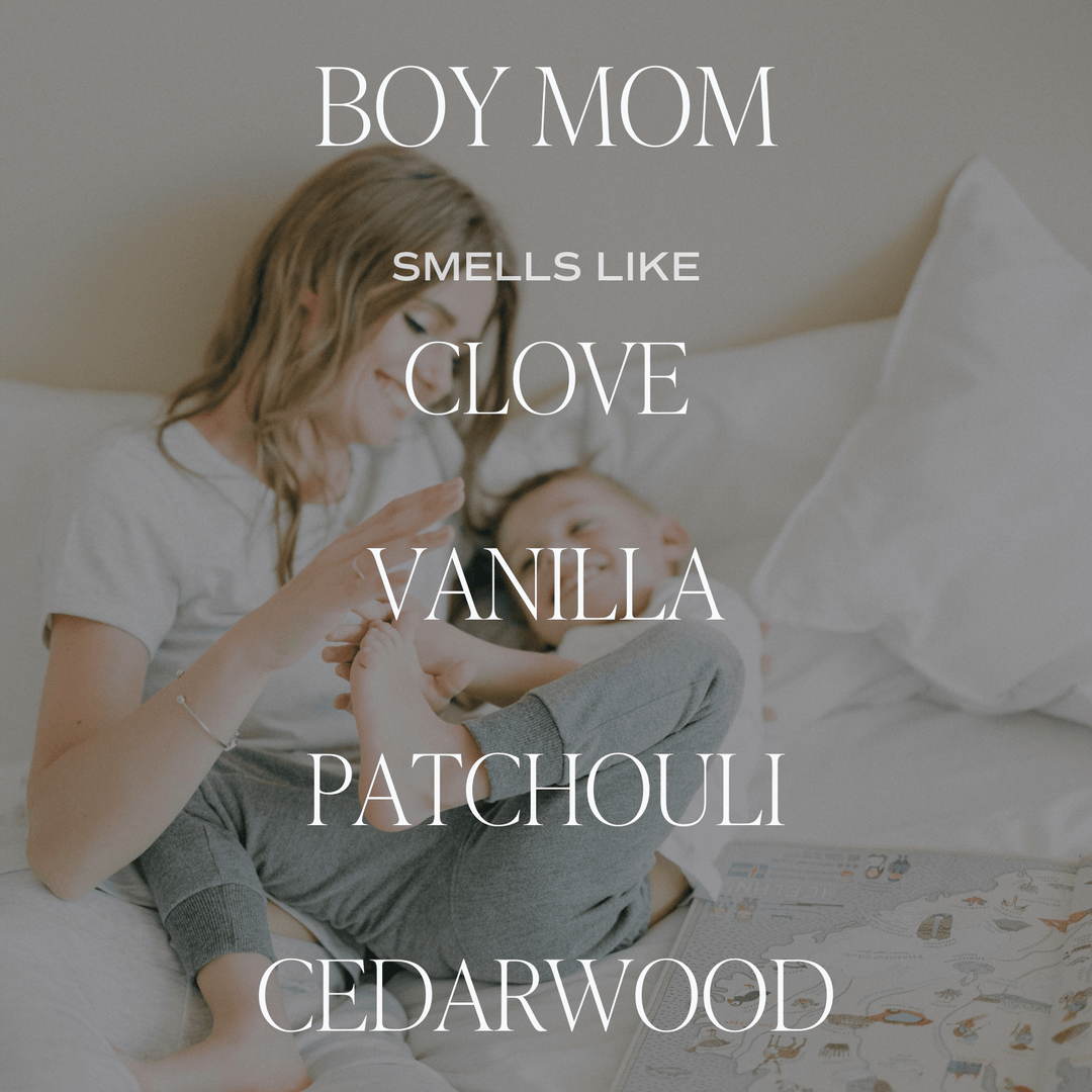 Boy Mom 9 oz Soy Candle - Hello Beautiful Boutique