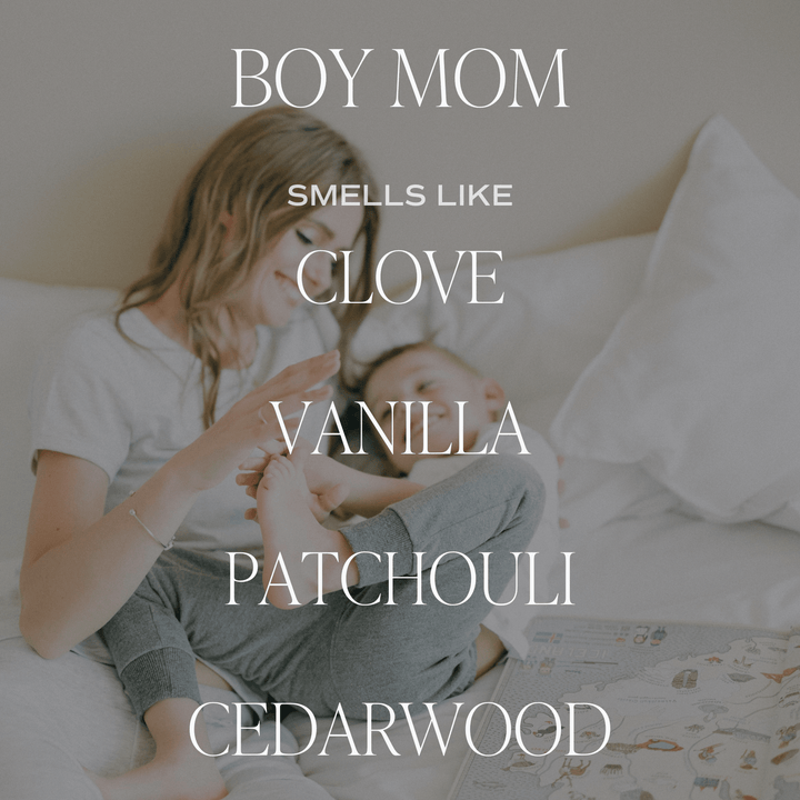 Boy Mom 9 oz Soy Candle - Hello Beautiful Boutique