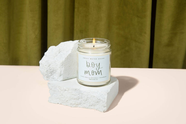 Boy Mom 9 oz Soy Candle - Hello Beautiful Boutique