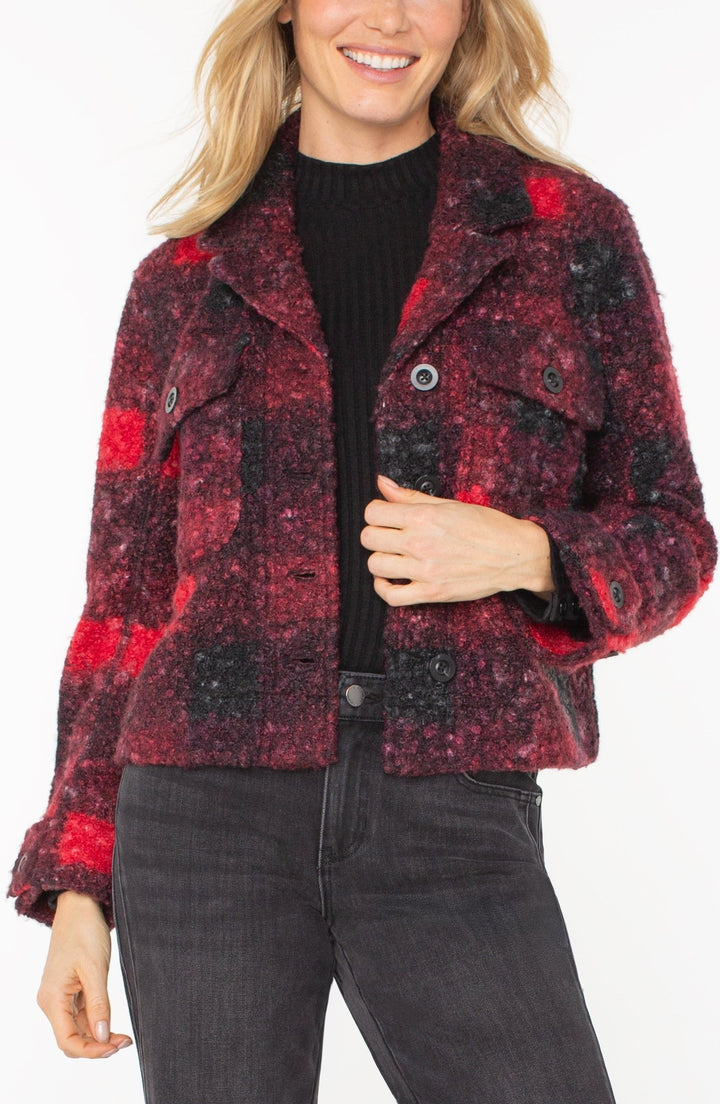 Buffalo Button Front Boxy Shacket - Hello Beautiful Boutique