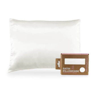 Morning Glamour - Single STD/Queen Satin Pillowcase - Eco-Friendly Pkg : TAUPE