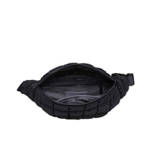 Load image into Gallery viewer, Sol and Selene - Resurgence - Quilted Puffer Nylon Belt Bag: Ivory
