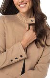 Camel Biker Jacket - Hello Beautiful Boutique