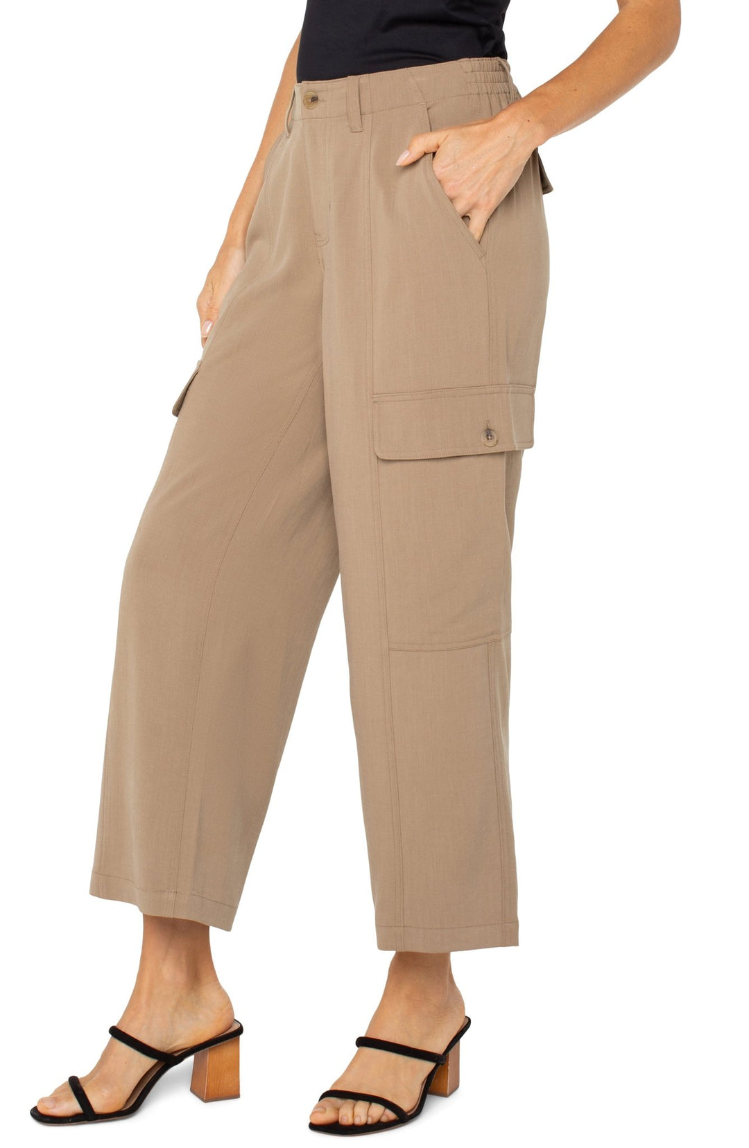 Cargo Crop Straight Pant - Hello Beautiful Boutique