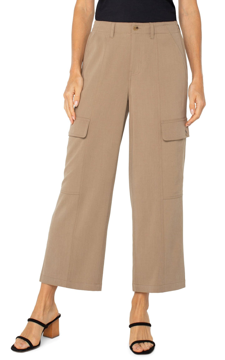 Cargo Crop Straight Pant - Hello Beautiful Boutique