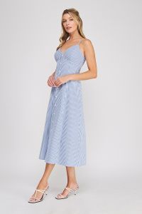 The Coastal Stripe Maxi Dress