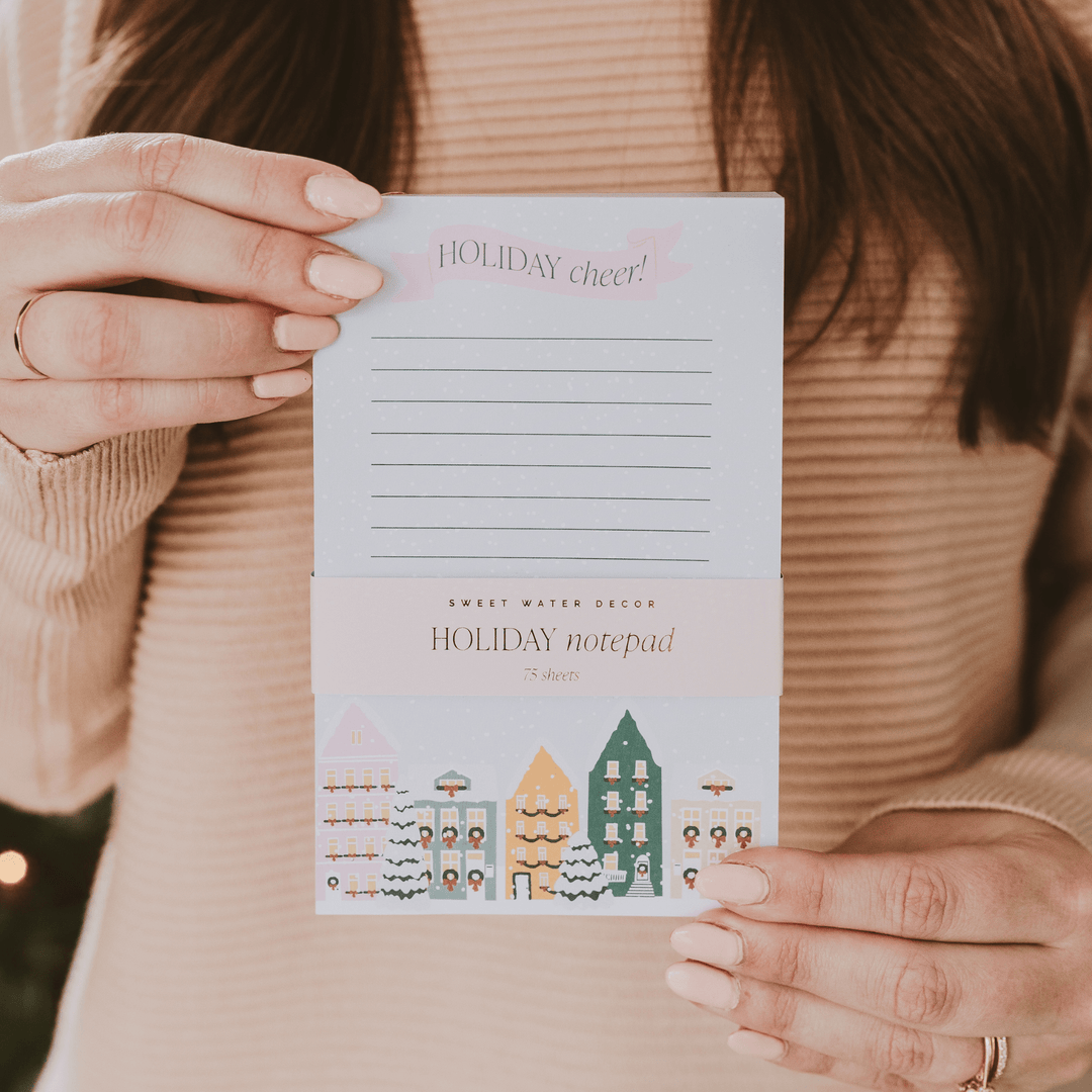 Christmas Village Notepad - Christmas Stationery - Hello Beautiful Boutique