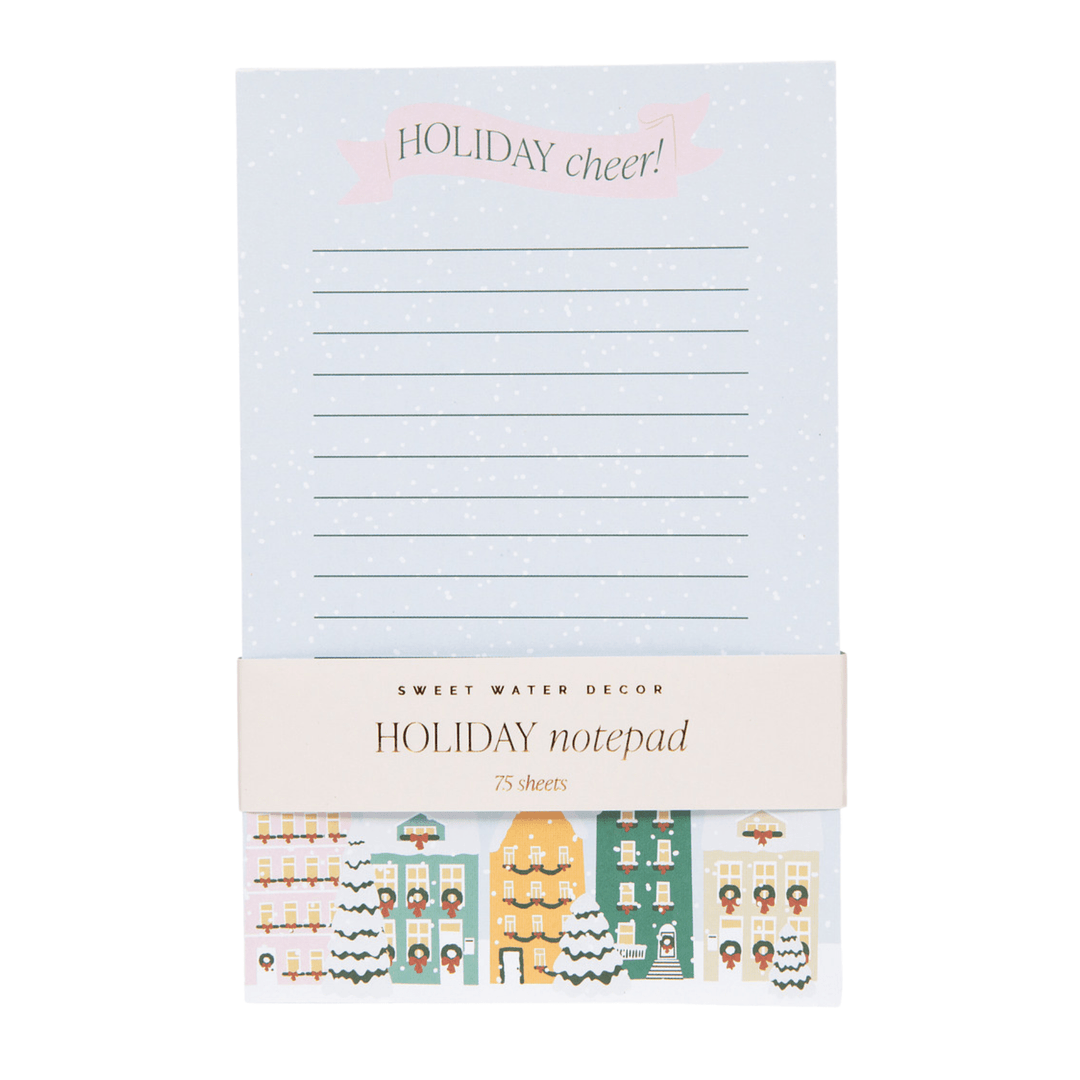 Christmas Village Notepad - Christmas Stationery - Hello Beautiful Boutique