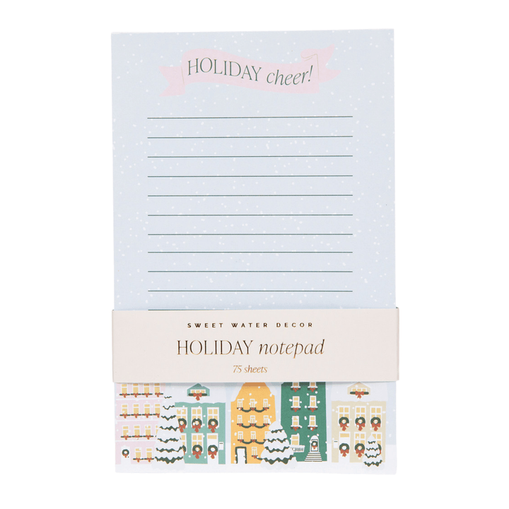 Christmas Village Notepad - Christmas Stationery - Hello Beautiful Boutique