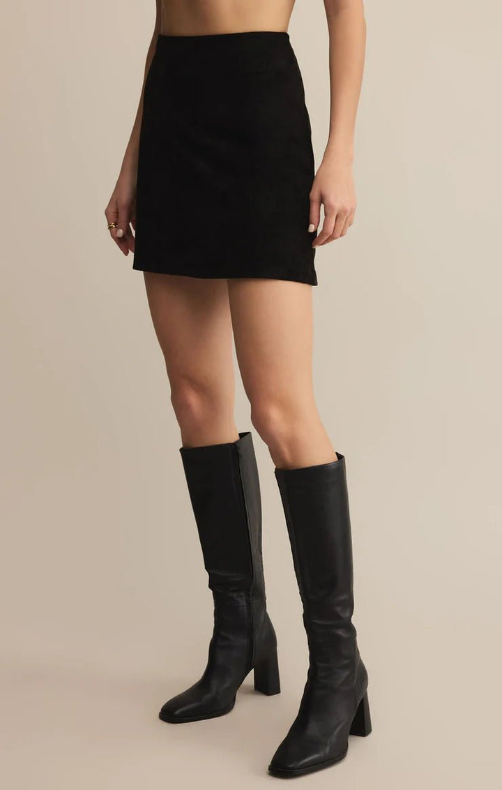 Ciera Suede Mini Skirt - Hello Beautiful Boutique