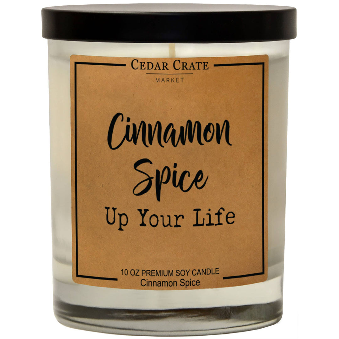 Cinnamon Spice Up Your Life Soy Candle - Hello Beautiful Boutique