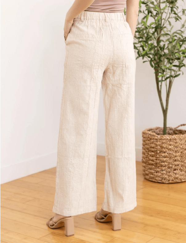 Coastal Crinkle Pant - Hello Beautiful Boutique