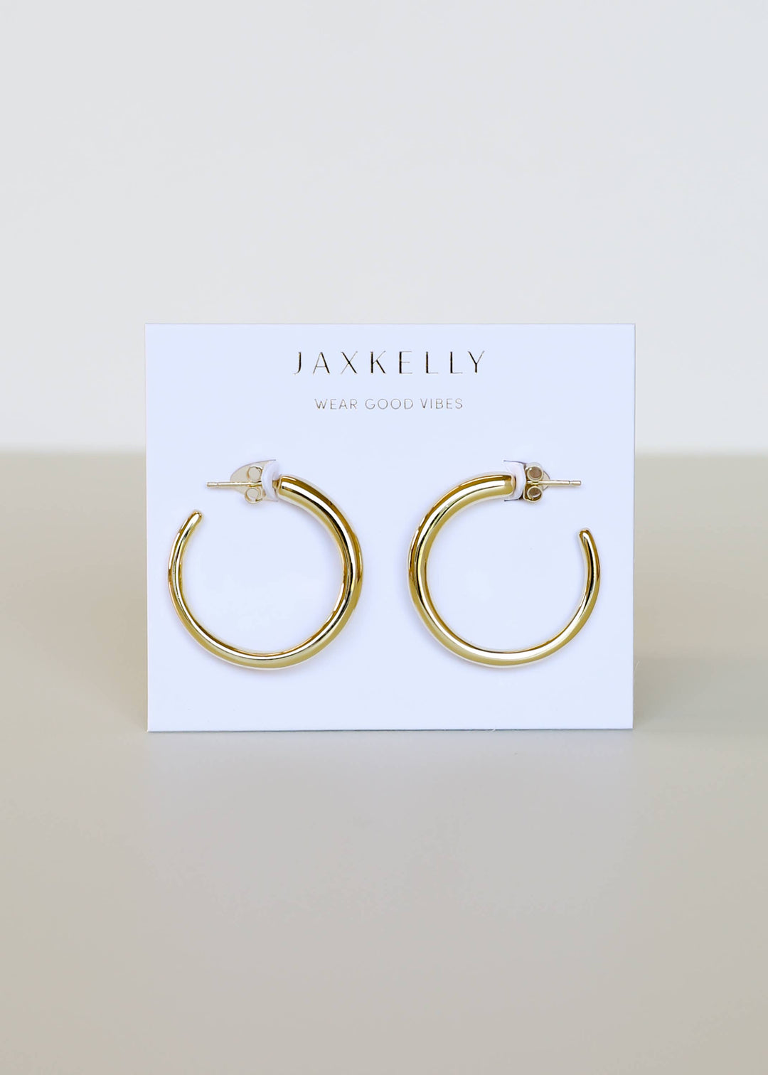 Everyday Gold Hoop Earrings - Medium