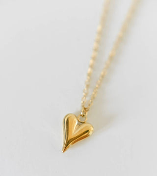 Victoria Dainty Heart Charm Necklace