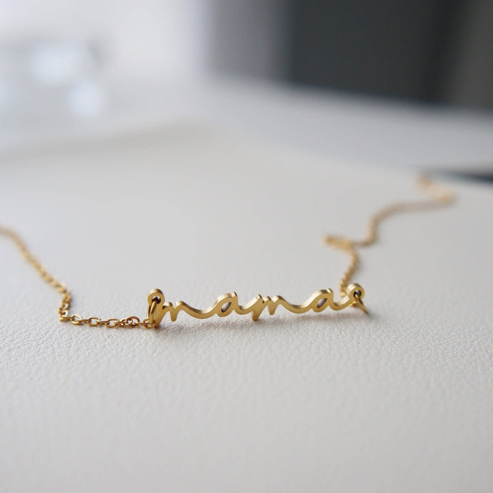 Dainty Mama Necklace - Hello Beautiful Boutique