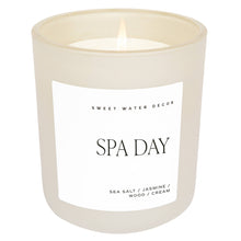Load image into Gallery viewer, Sweet Water Decor - Spa Day 15 oz Soy Candle, Matte Jar - Home Decor
