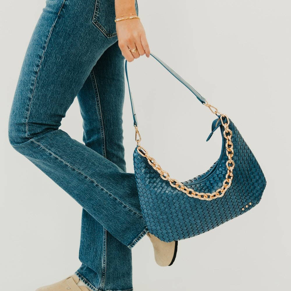Sienna Slouchy Woven Shoulder Bag