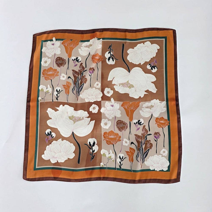 Fiona Floral Square Scarf