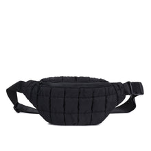 Load image into Gallery viewer, Sol and Selene - Resurgence - Quilted Puffer Nylon Belt Bag: Ivory
